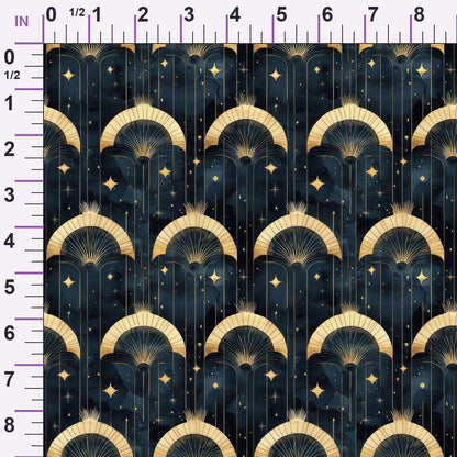 Moonlit Cathedral Pattern 1 Minky Fabric