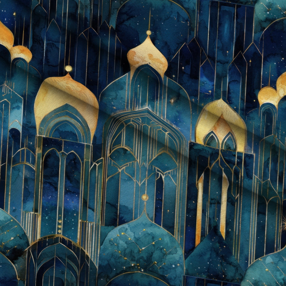 Moonlit Cathedral Pattern 10 Minky Fabric