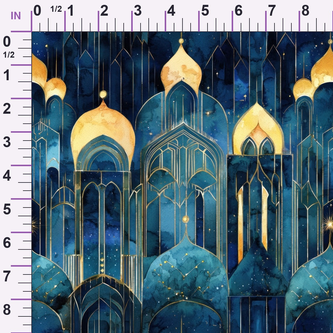 Moonlit Cathedral Pattern 10 Minky Fabric