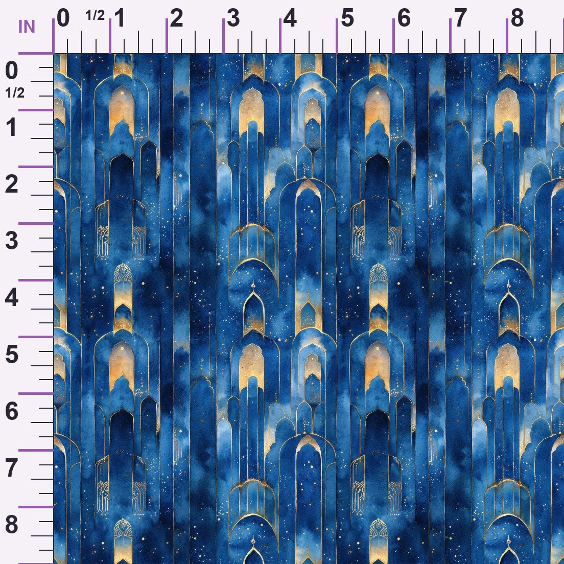 Moonlit Cathedral Pattern 11 Minky Fabric