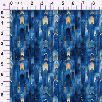 Moonlit Cathedral Pattern 11 Minky Fabric