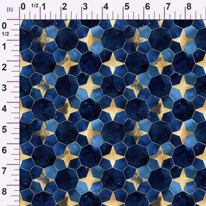 Moonlit Cathedral Pattern 12 Minky Fabric