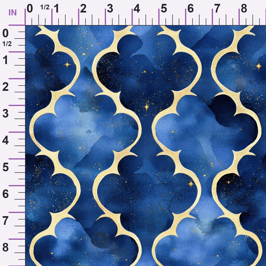 Moonlit Cathedral Pattern 13 Minky Fabric