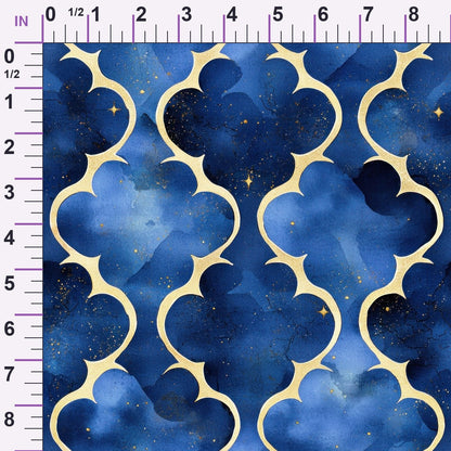Moonlit Cathedral Pattern 13 Minky Fabric