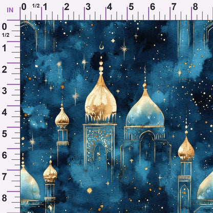 Moonlit Cathedral Pattern 14 Minky Fabric