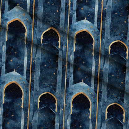 Moonlit Cathedral Pattern 15 Minky Fabric