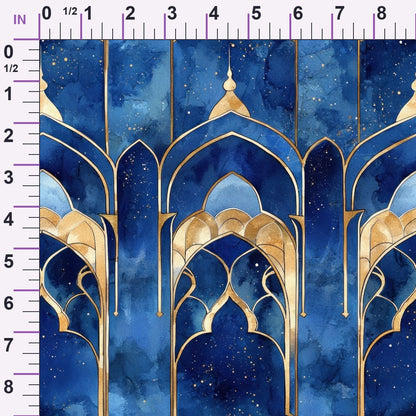 Moonlit Cathedral Pattern 16 Minky Fabric