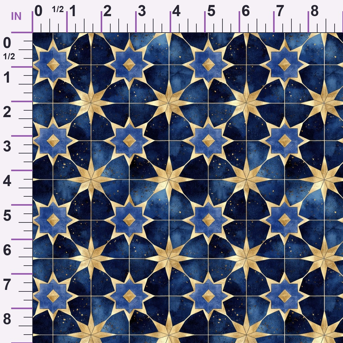 Moonlit Cathedral Pattern 17 Minky Fabric