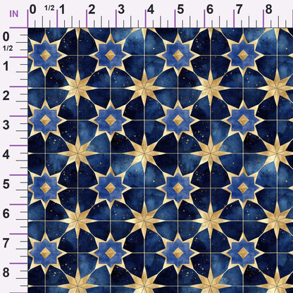 Moonlit Cathedral Pattern 17 Minky Fabric