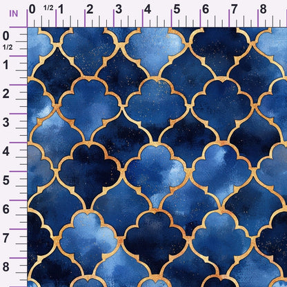 Moonlit Cathedral Pattern 18 Minky Fabric