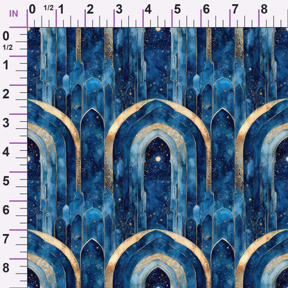 Moonlit Cathedral Pattern 19 Minky Fabric