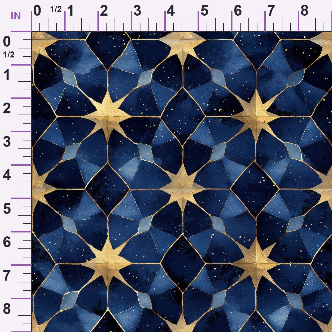 Moonlit Cathedral Pattern 2 Minky Fabric