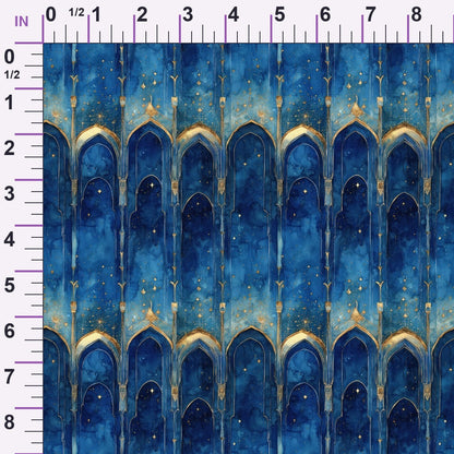Moonlit Cathedral Pattern 20 Minky Fabric