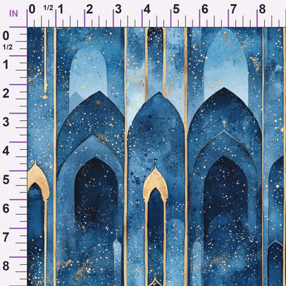 Moonlit Cathedral Pattern 21 Minky Fabric
