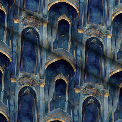 Moonlit Cathedral Pattern 23 Minky Fabric