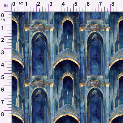 Moonlit Cathedral Pattern 23 Minky Fabric