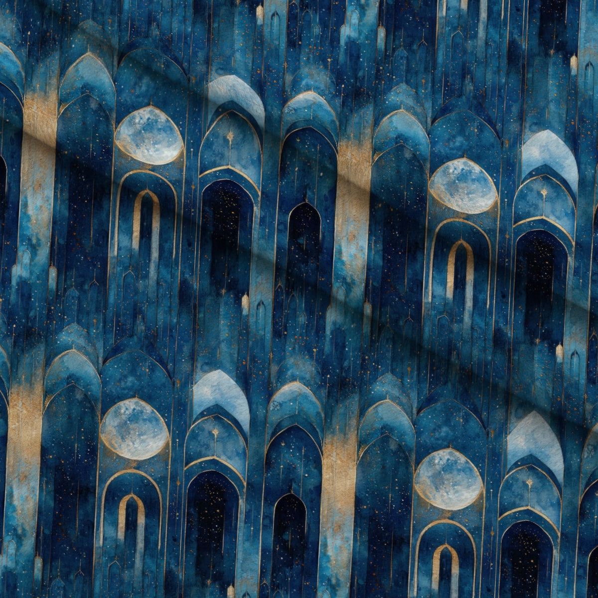 Moonlit Cathedral Pattern 24 Minky Fabric