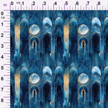 Moonlit Cathedral Pattern 24 Minky Fabric