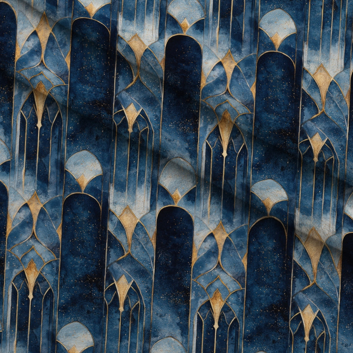 Moonlit Cathedral Pattern 25 Minky Fabric