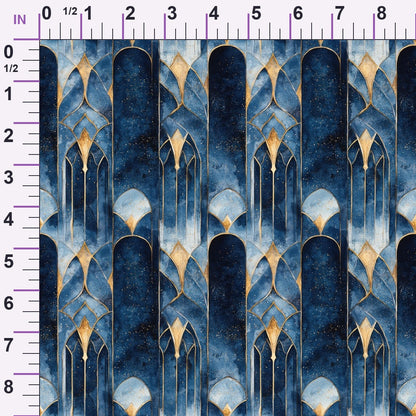 Moonlit Cathedral Pattern 25 Minky Fabric