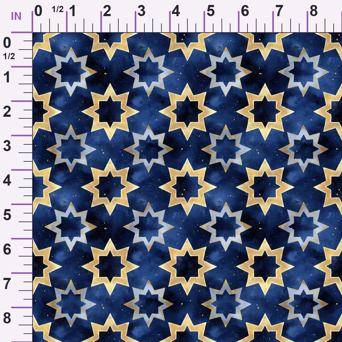 Moonlit Cathedral Pattern 4 Minky Fabric