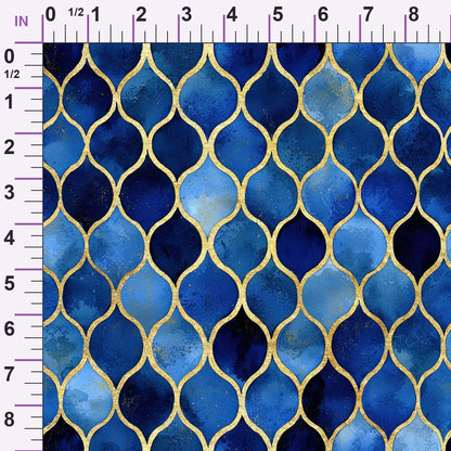 Moonlit Cathedral Pattern 5 Minky Fabric