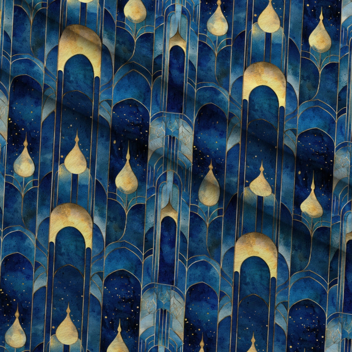 Moonlit Cathedral Pattern 6 Minky Fabric