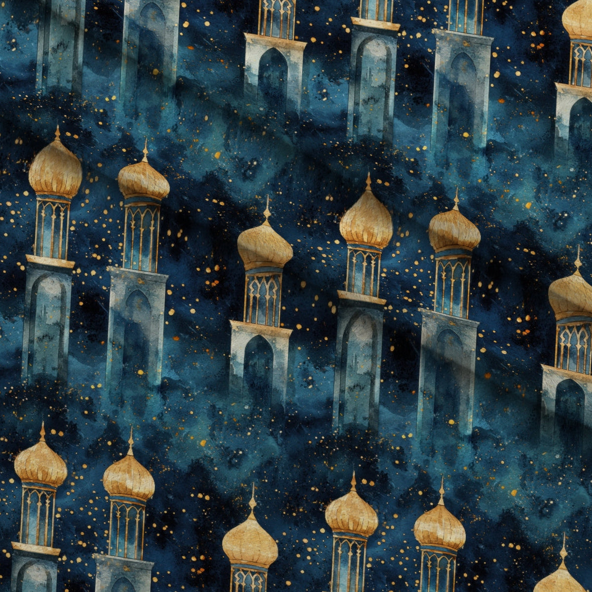 Moonlit Cathedral Pattern 8 Minky Fabric