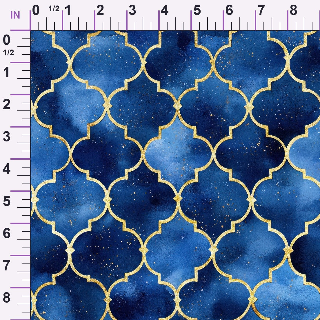 Moonlit Cathedral Pattern 9 Minky Fabric