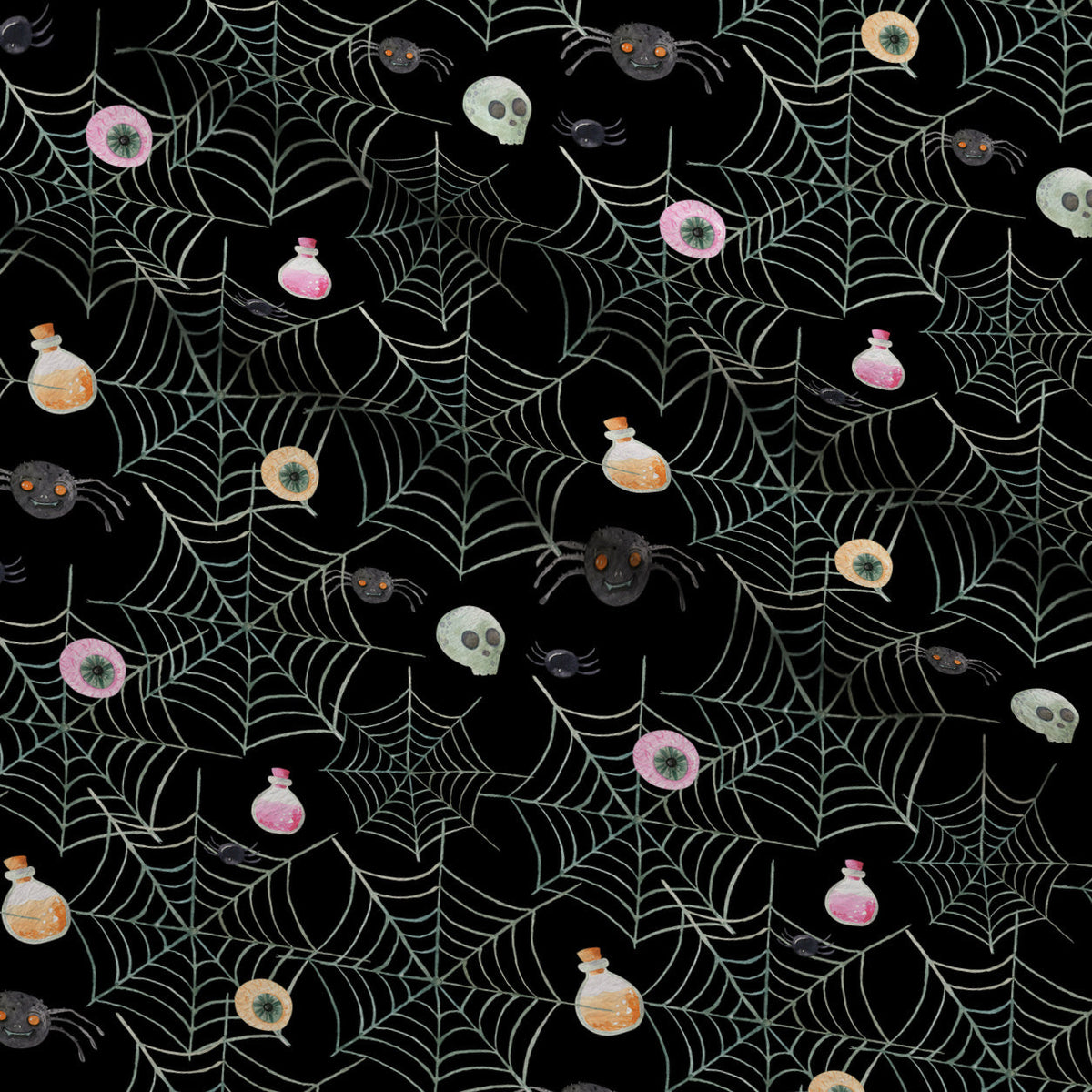 Moonlit Mischief Pattern 17 Minky Fabric
