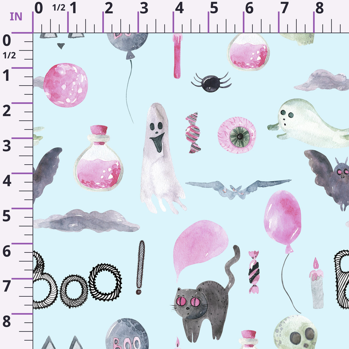 Moonlit Mischief Pattern 18 Minky Fabric