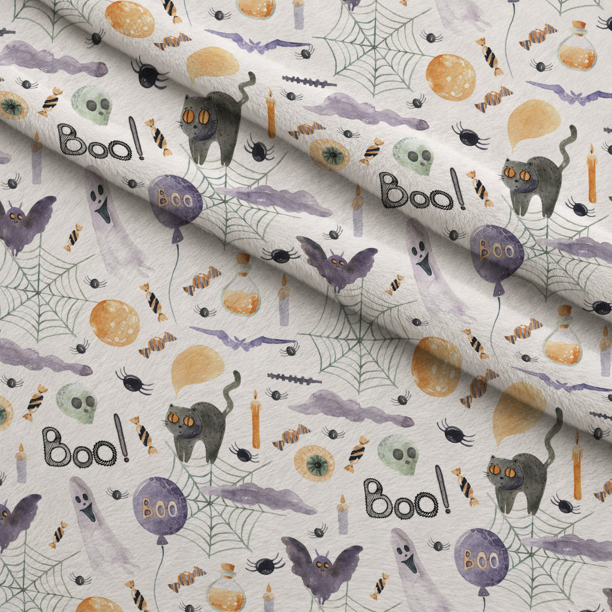 Moonlit Mischief Pattern 3 Minky Fabric