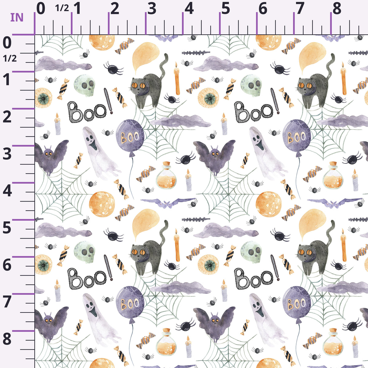 Moonlit Mischief Pattern 3 Minky Fabric