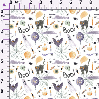 Moonlit Mischief Pattern 3 Minky Fabric