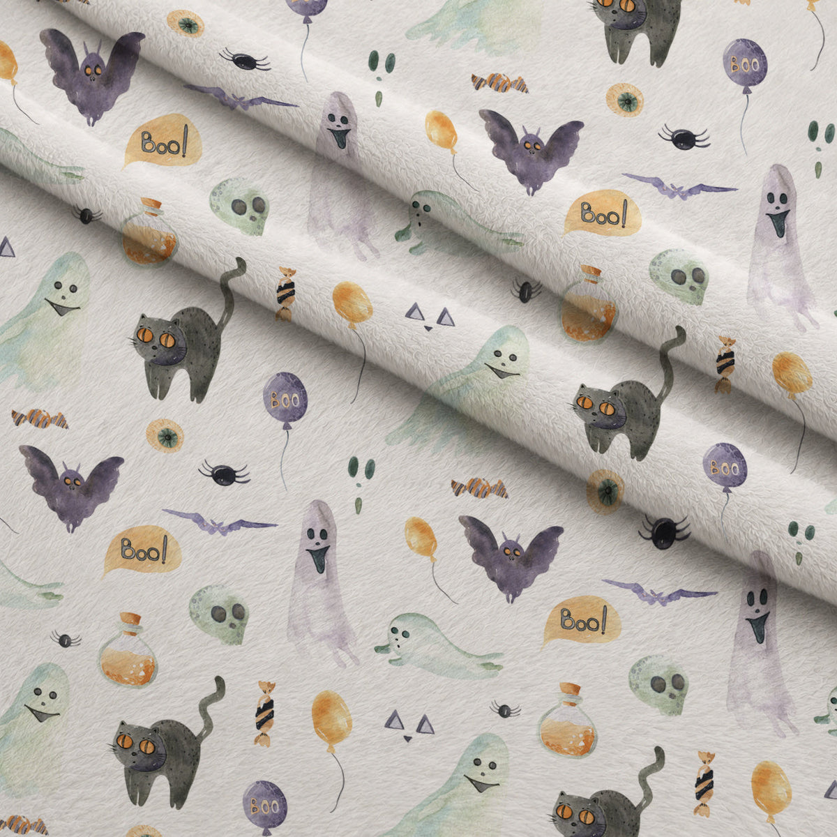 Moonlit Mischief Pattern 5 Minky Fabric