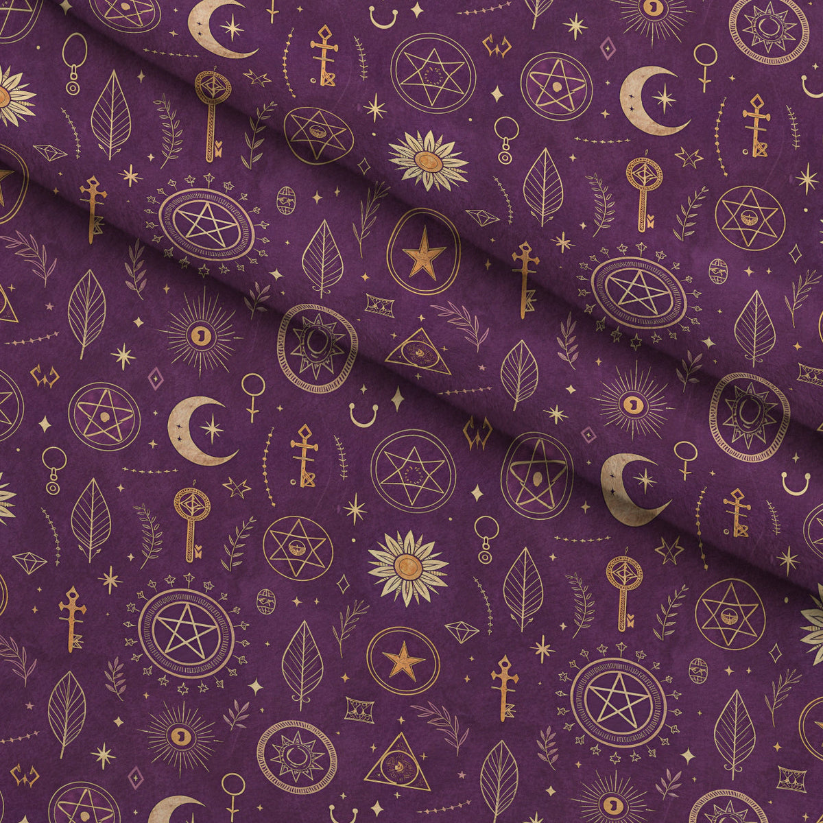 Moonlit Raven Pattern 10 Minky Fabric