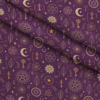 Moonlit Raven Pattern 10 Minky Fabric