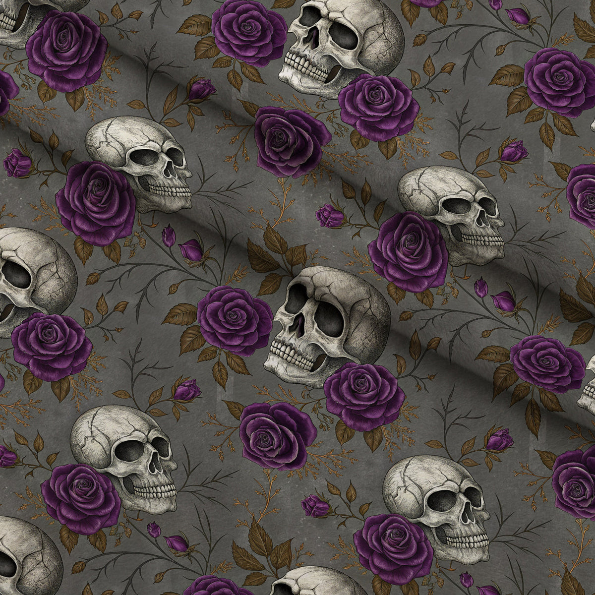 Moonlit Raven Pattern 12 Minky Fabric