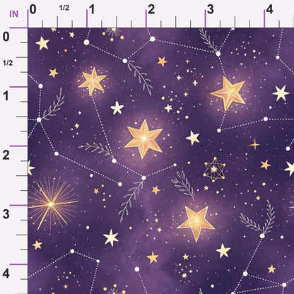 Moonlit Raven Pattern 17 Minky Fabric