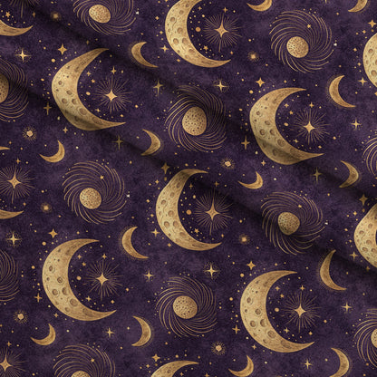 Moonlit Raven Pattern 18 Minky Fabric