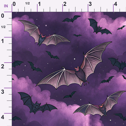 Moonlit Raven Pattern 19 Minky Fabric