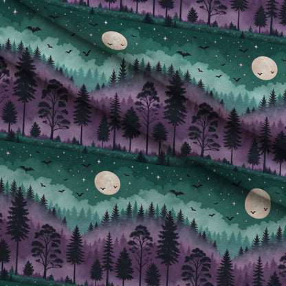 Moonlit Raven Pattern 22 Minky Fabric