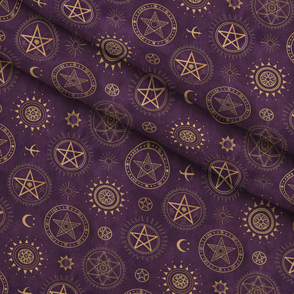 Moonlit Raven Pattern 6 Minky Fabric