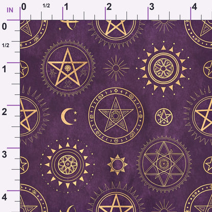 Moonlit Raven Pattern 6 Minky Fabric