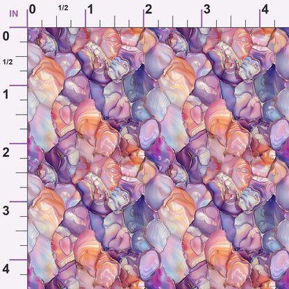 Moonstone Marbles Pattern 4 Minky Fabric