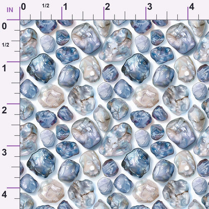 Moonstone Marbles Pattern 7 Minky Fabric