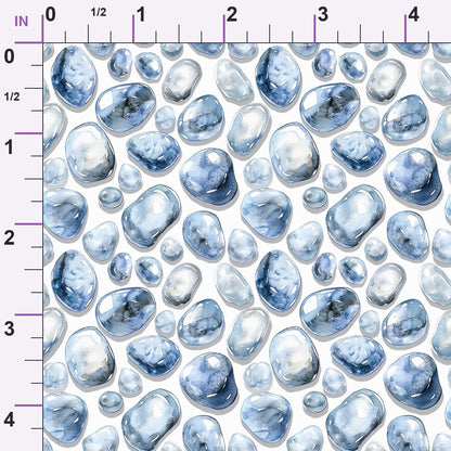 Moonstone Marbles Pattern 8 Minky Fabric