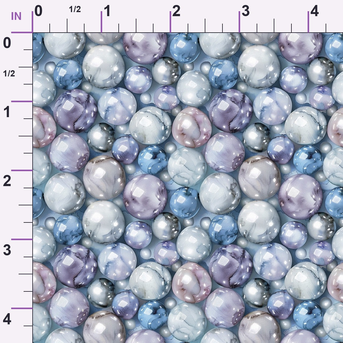Moonstone Marbles Pattern 9 Minky Fabric