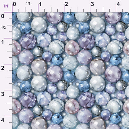 Moonstone Marbles Pattern 9 Minky Fabric