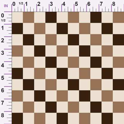 Morning Mocha Pattern 1 Minky Fabric